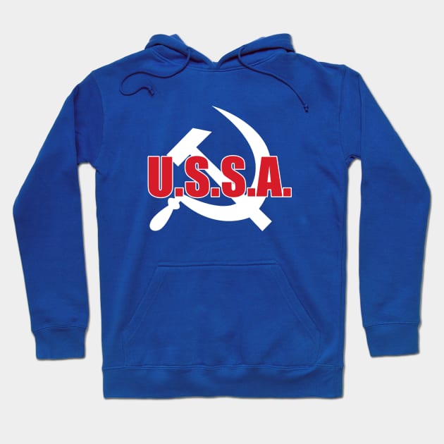 U.S.S.A. Hoodie by dumbshirts